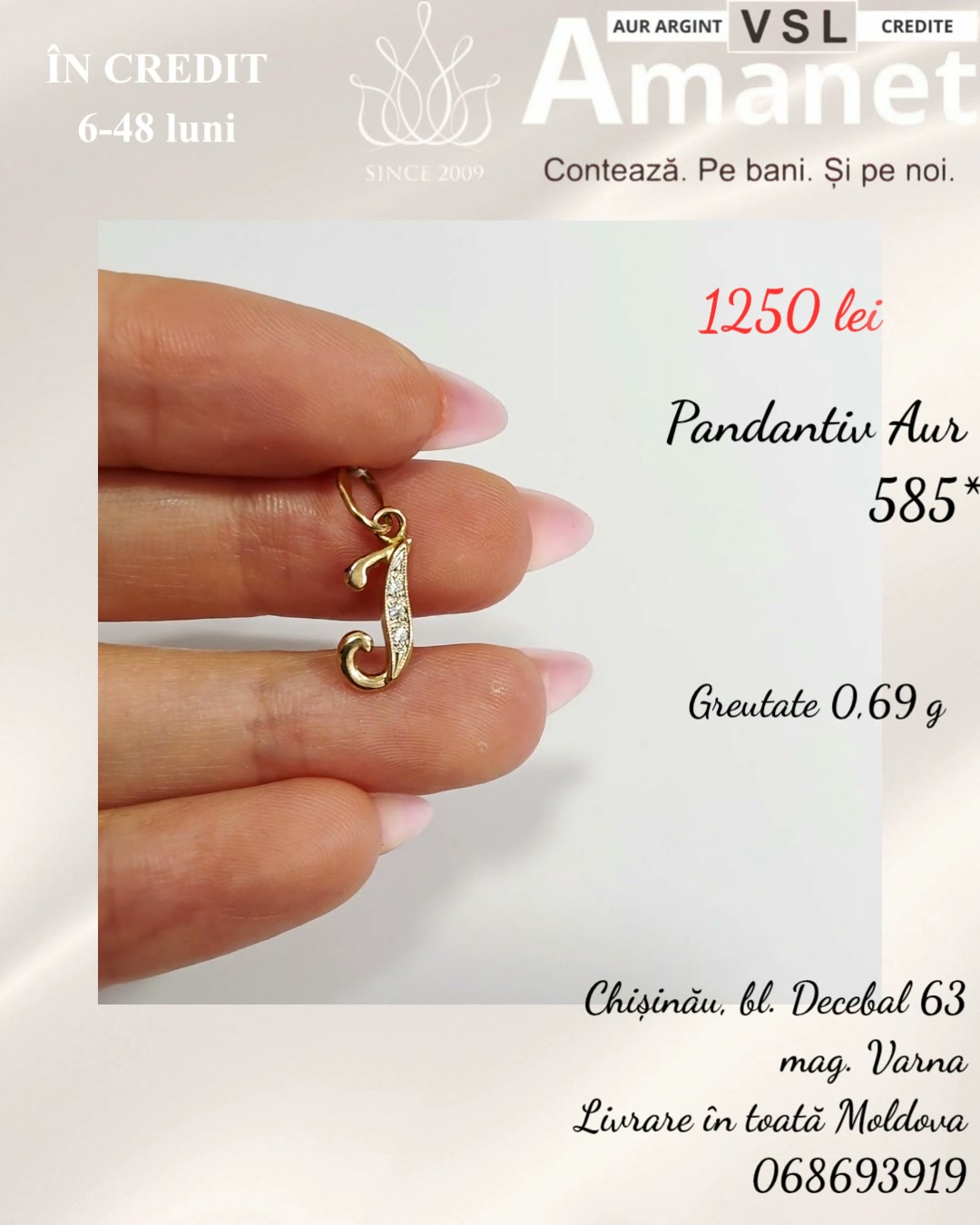 Video Pandantiv Aur 585*