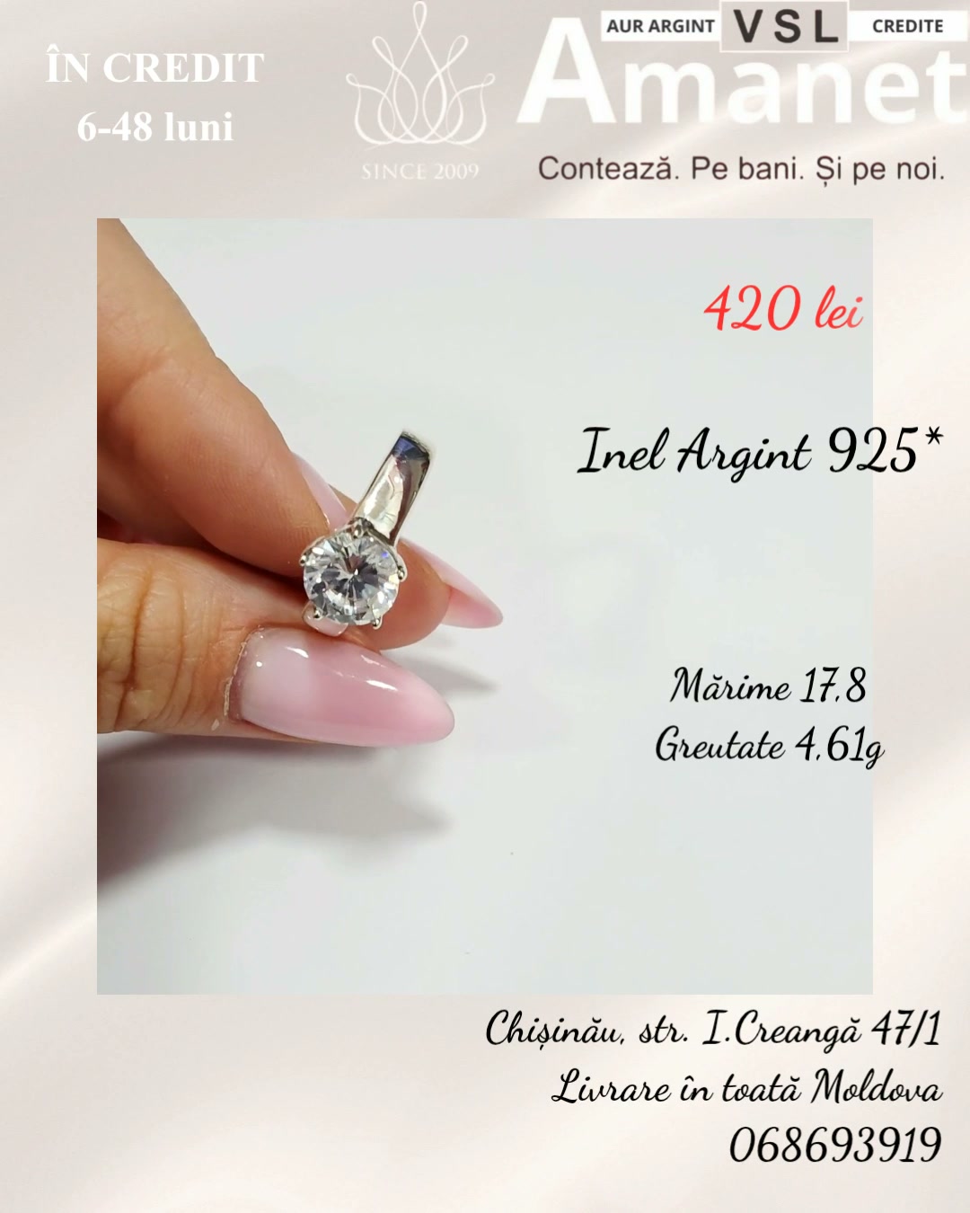 Video Inel Argint 925*