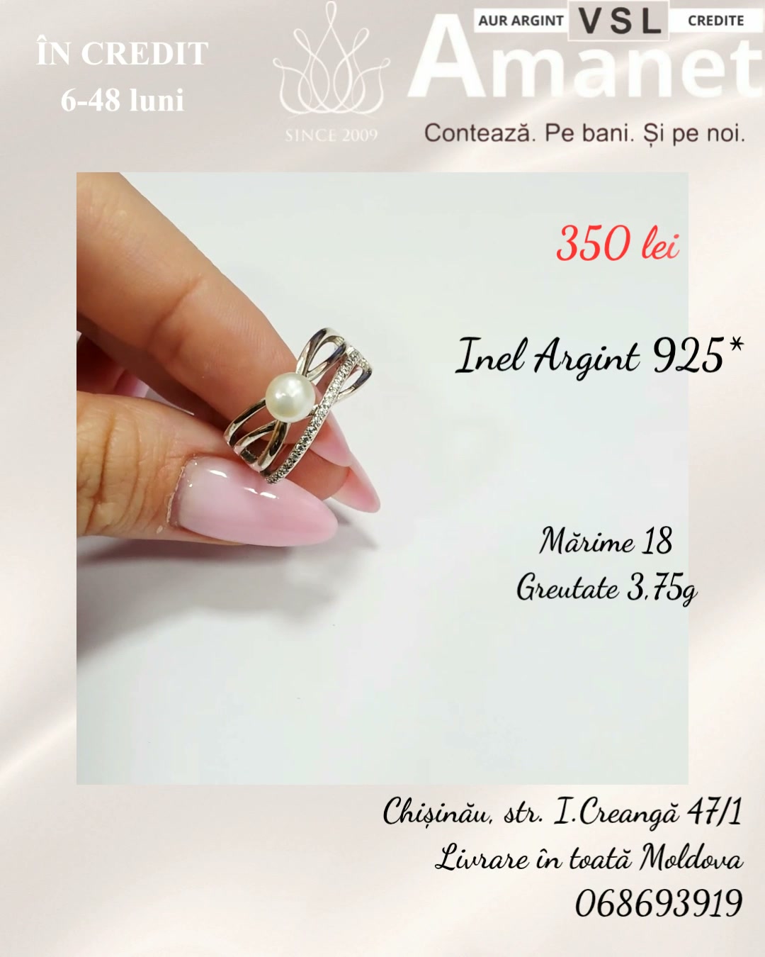 Video Inel Argint 925*