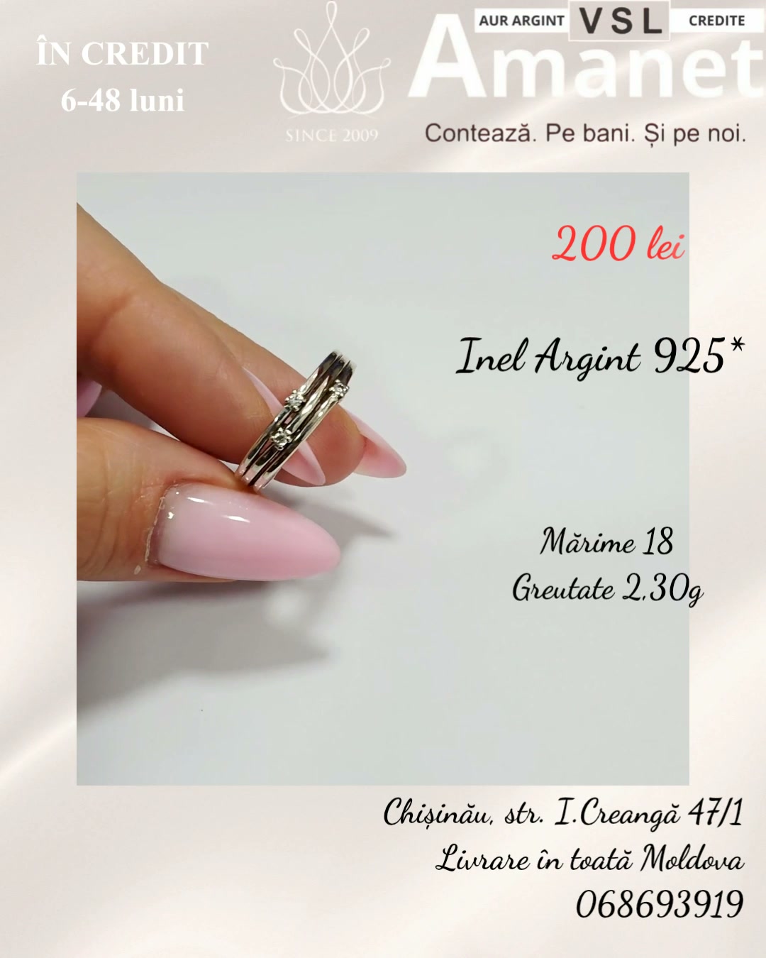 Video Inel Argint 925*