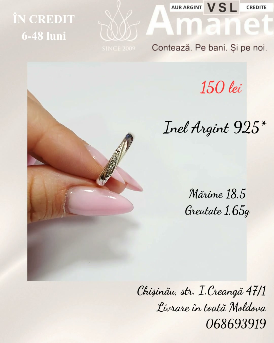 Video Inel Argint 925*