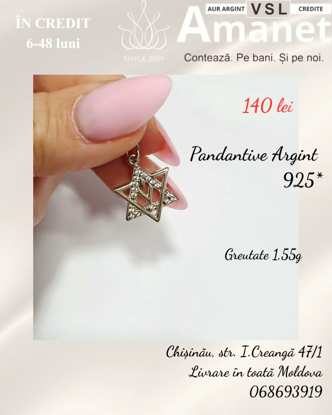 Video Pandantiv Argint 925*