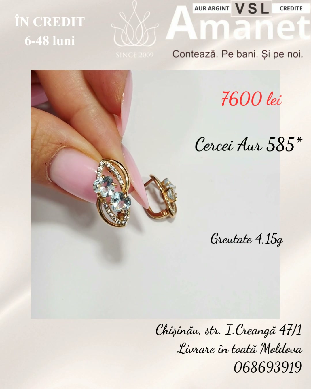 Video Cercei Aur 585*