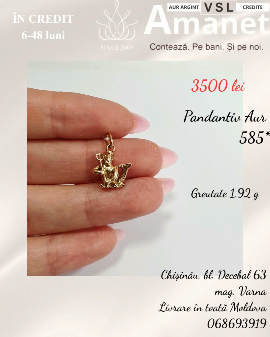 Video Pandantiv Aur 585*