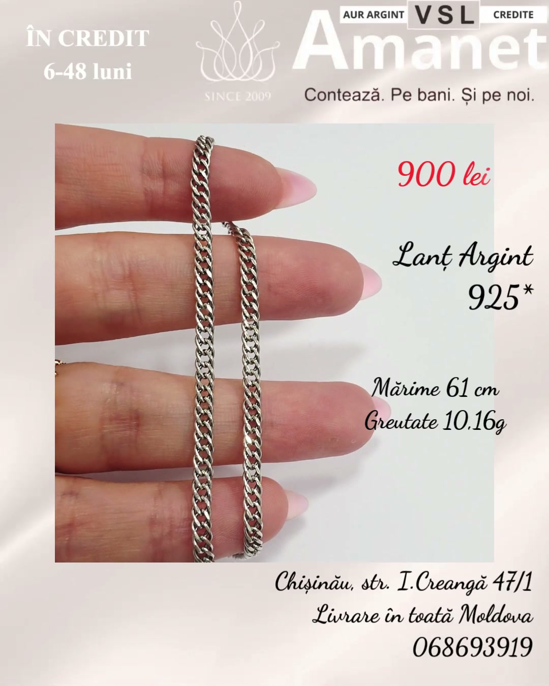 Video Lanț Argint 925*