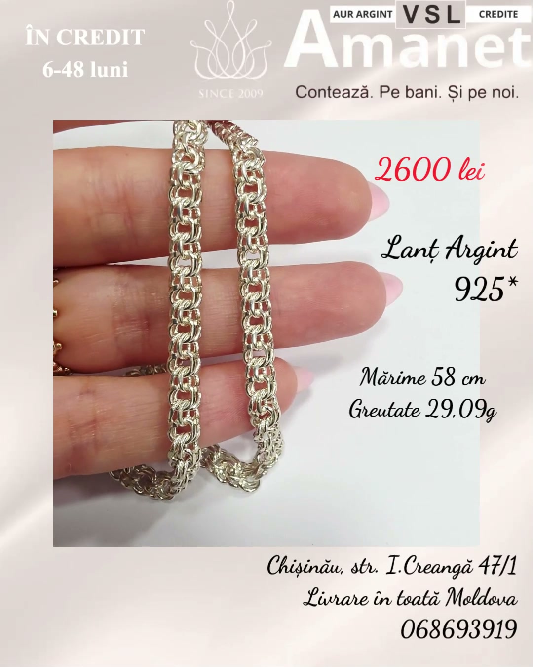 Video Lanț Argint 925*