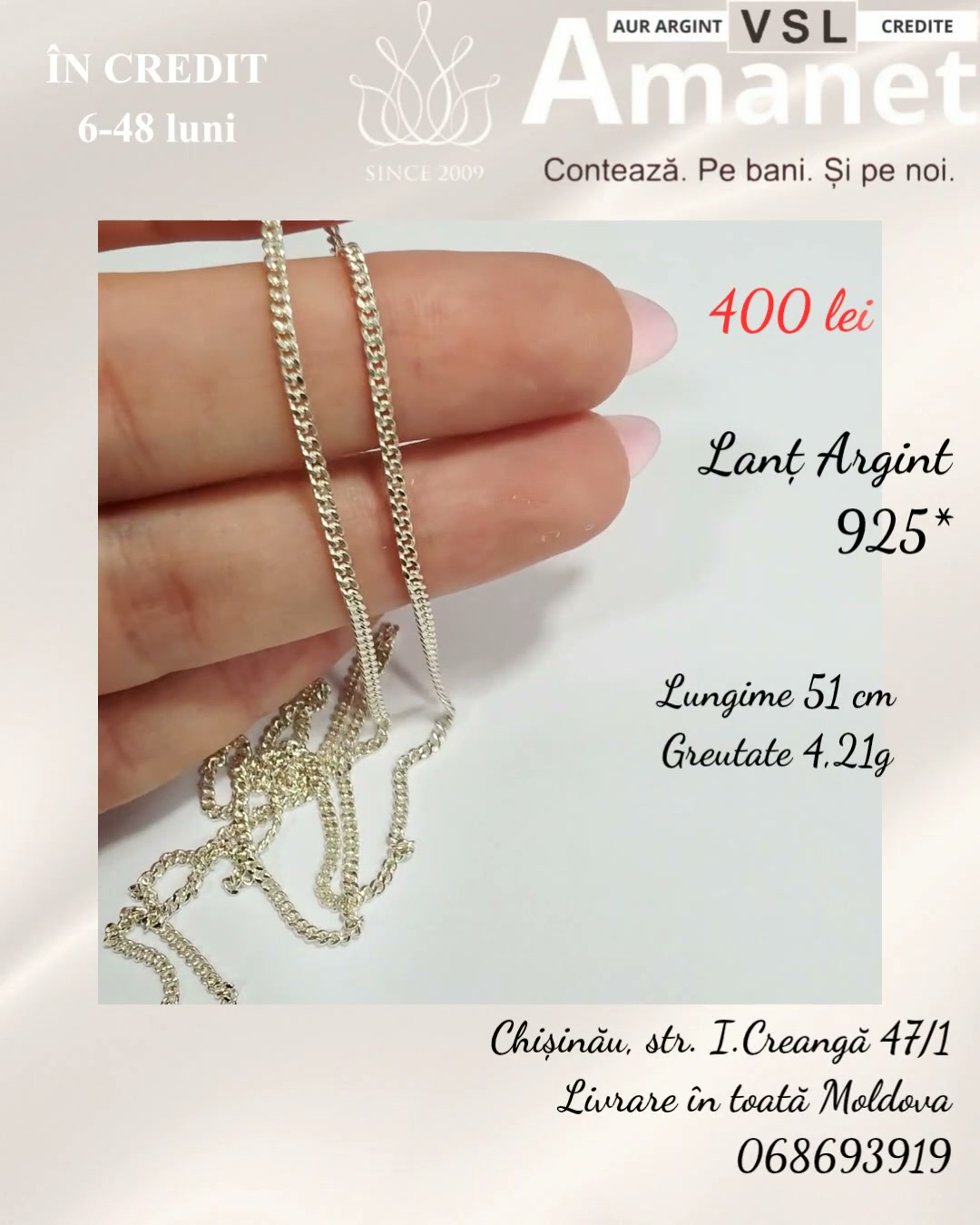 Video Lanț Argint 925*