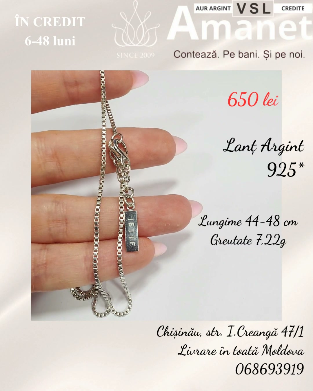 Video Lanț Argint 925*