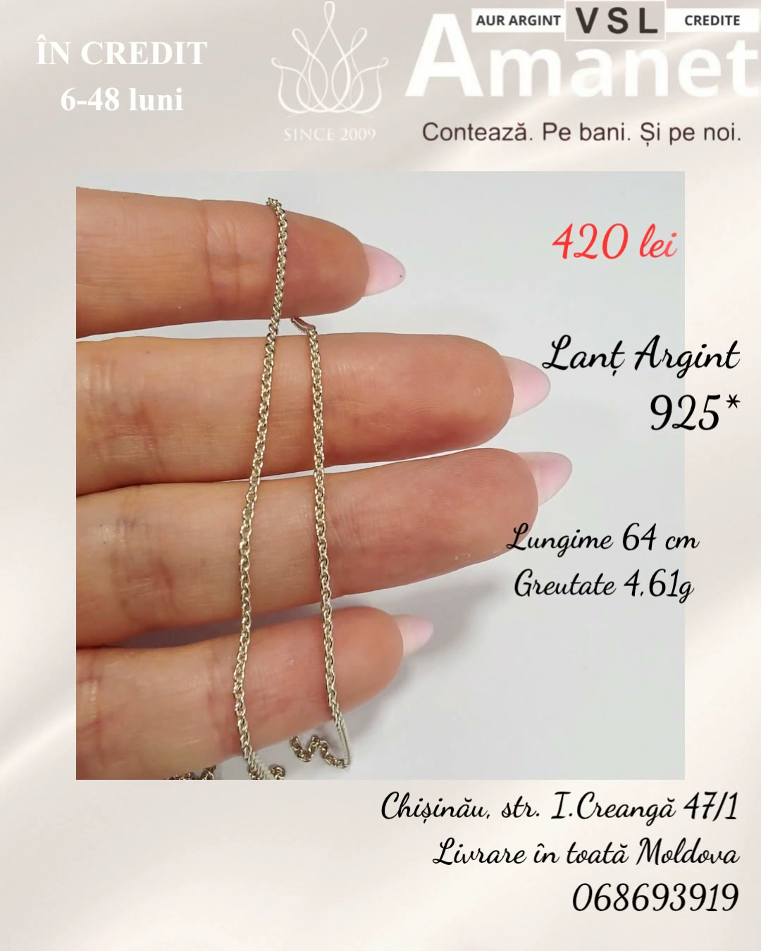 Video Lanț Argint 925*