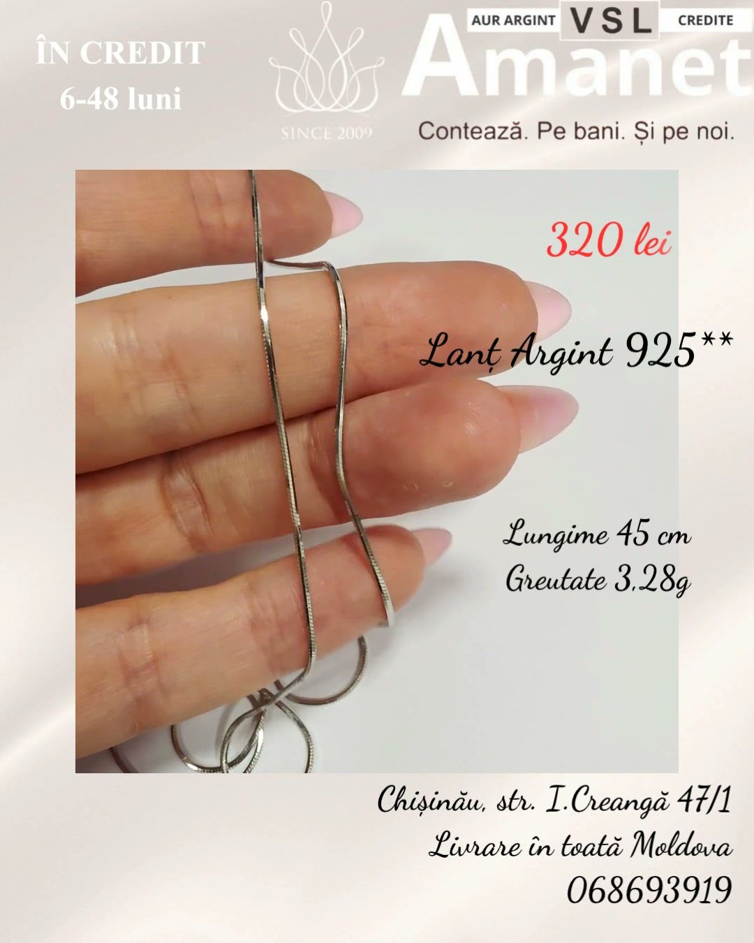Video Lanț Argint 925*