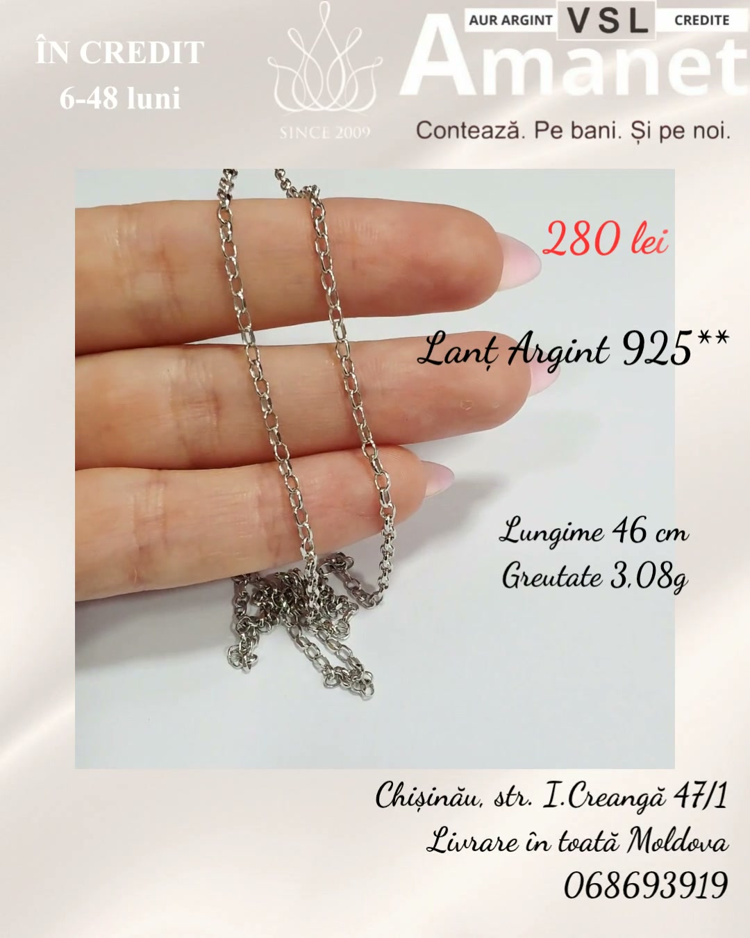 Video Lanț Argint 925*