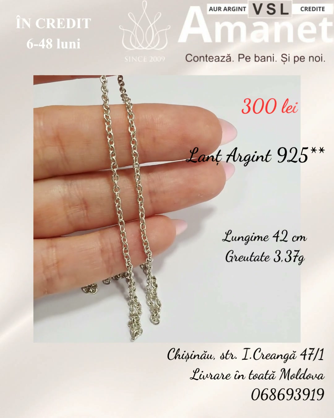 Video Lanț Argint 925*