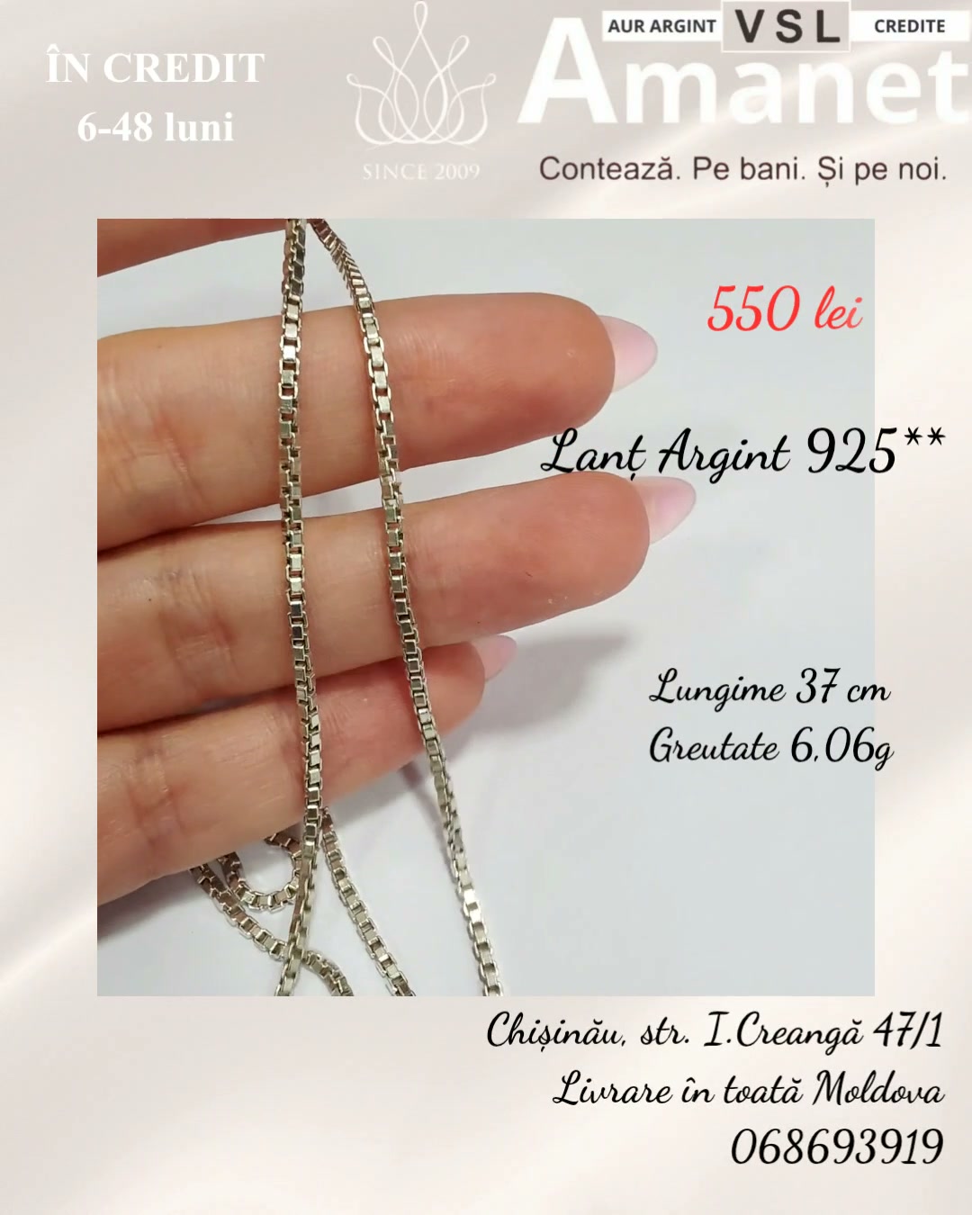 Video Lanț Argint 925*