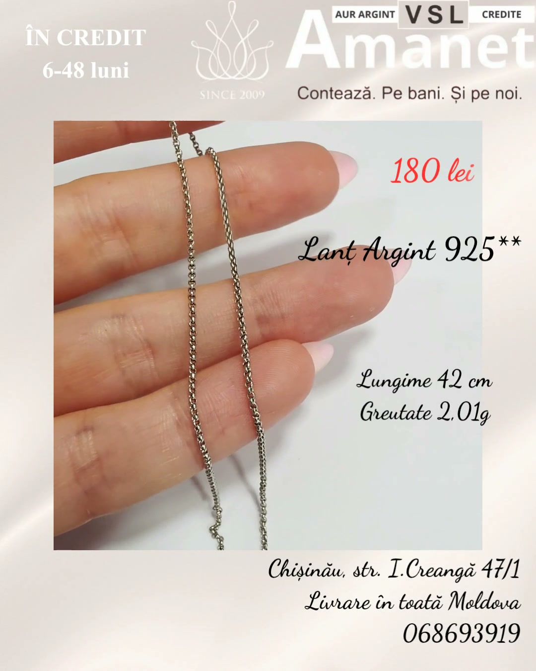Video Lanț Argint 925*