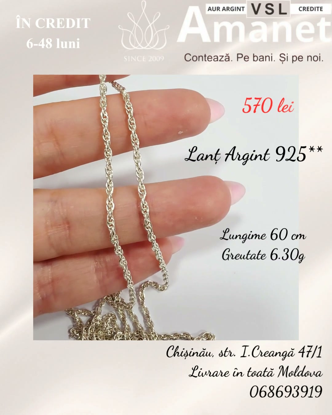 Video Lanț Argint 925*