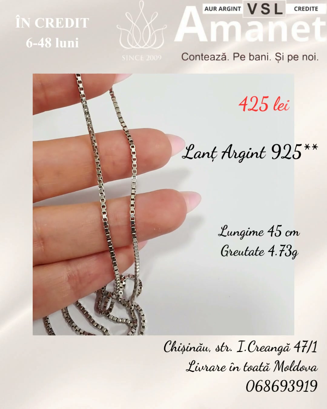 Video Lanț Argint 925*