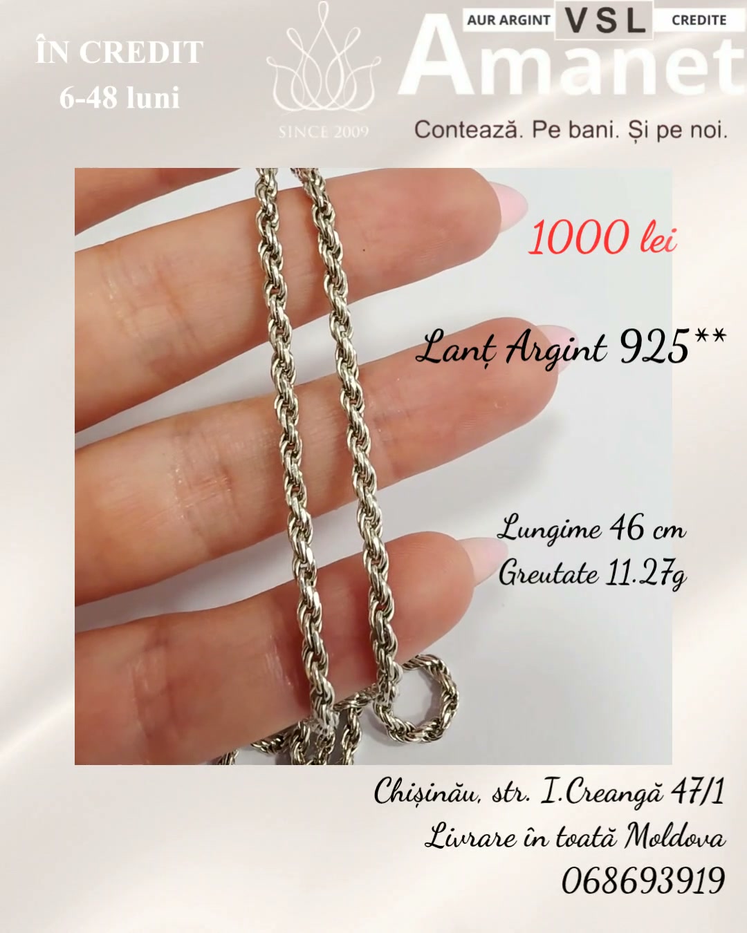 Video Lanț Argint 925*