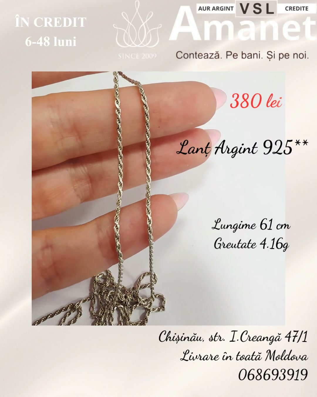 Video Lanț Argint 925*