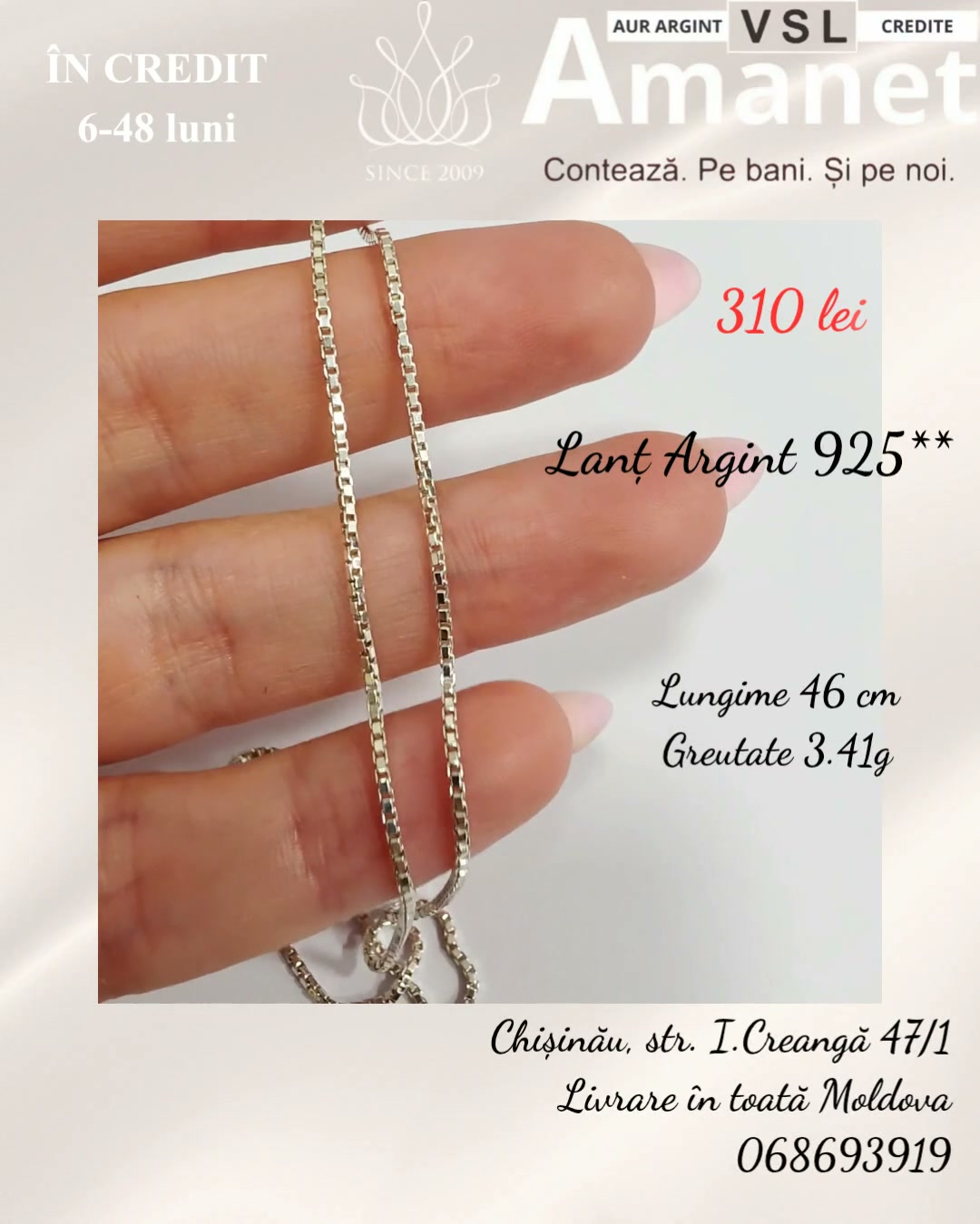 Video Lanț Argint 925*