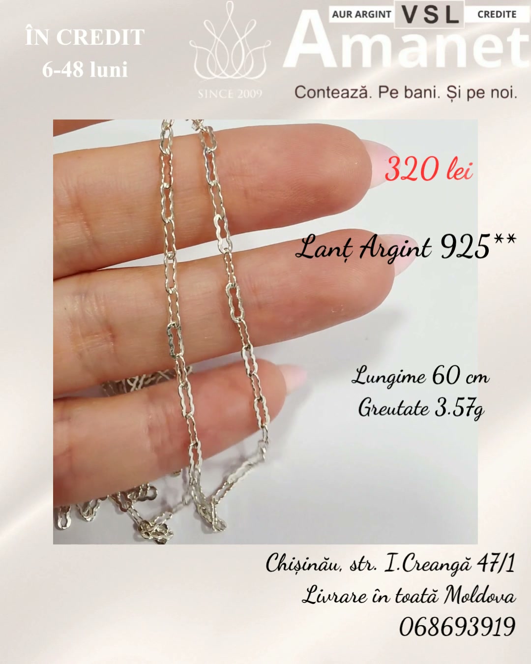 Video Lanț Argint 925*