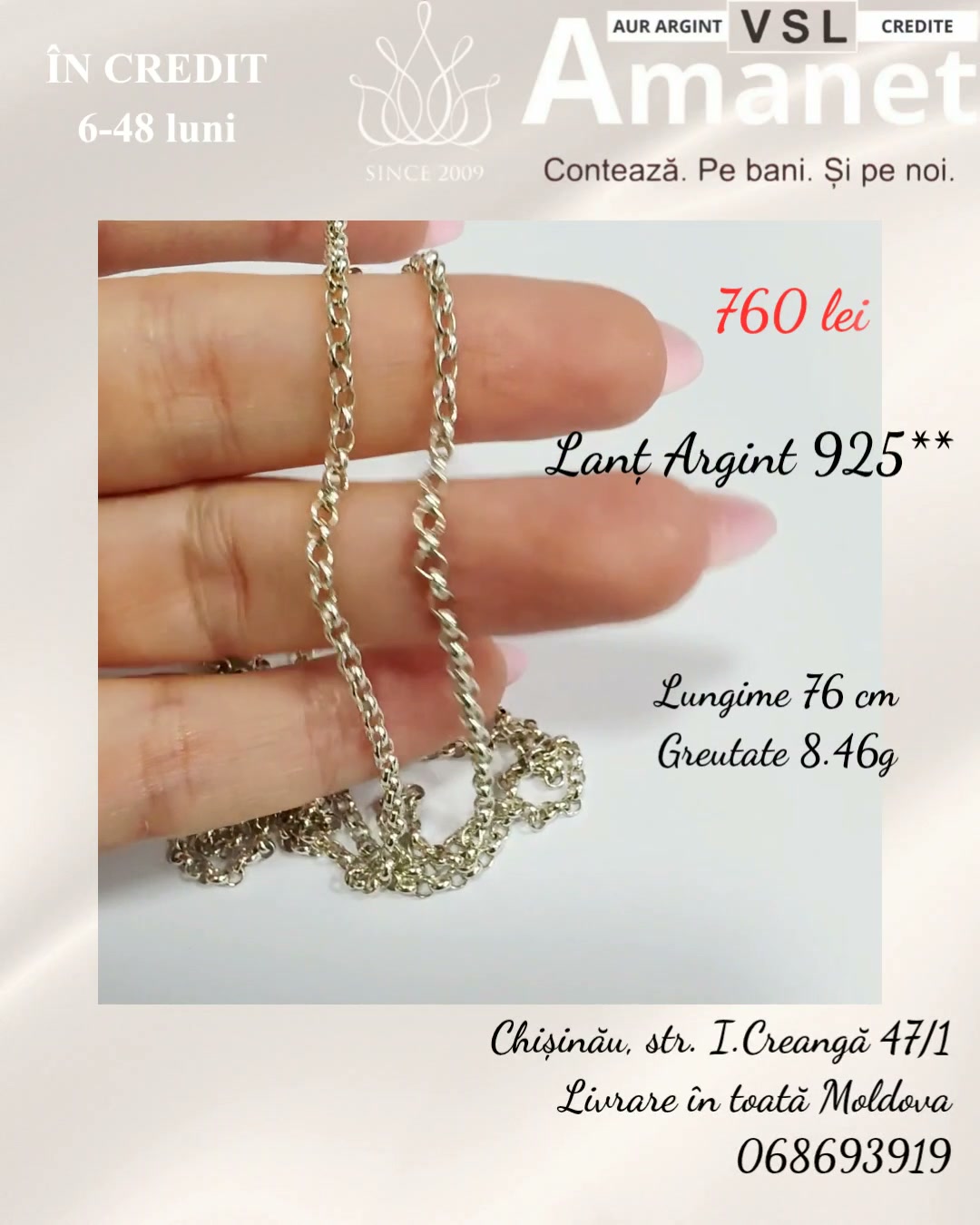 Video Lanț Argint 925*