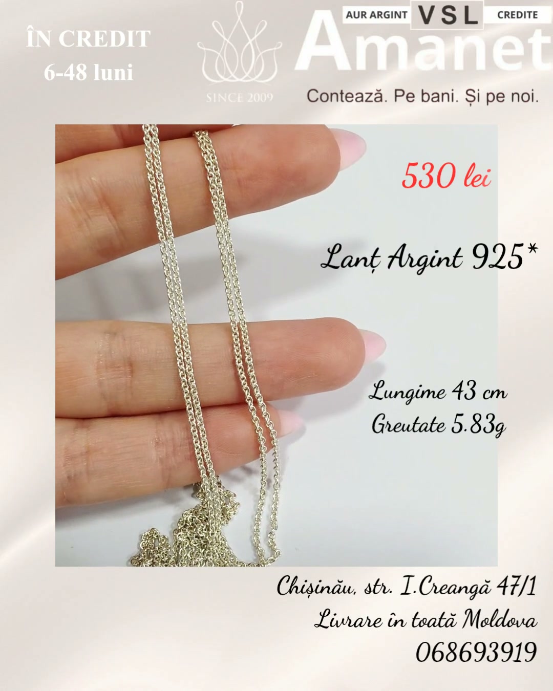 Video Lanț Argint 925*