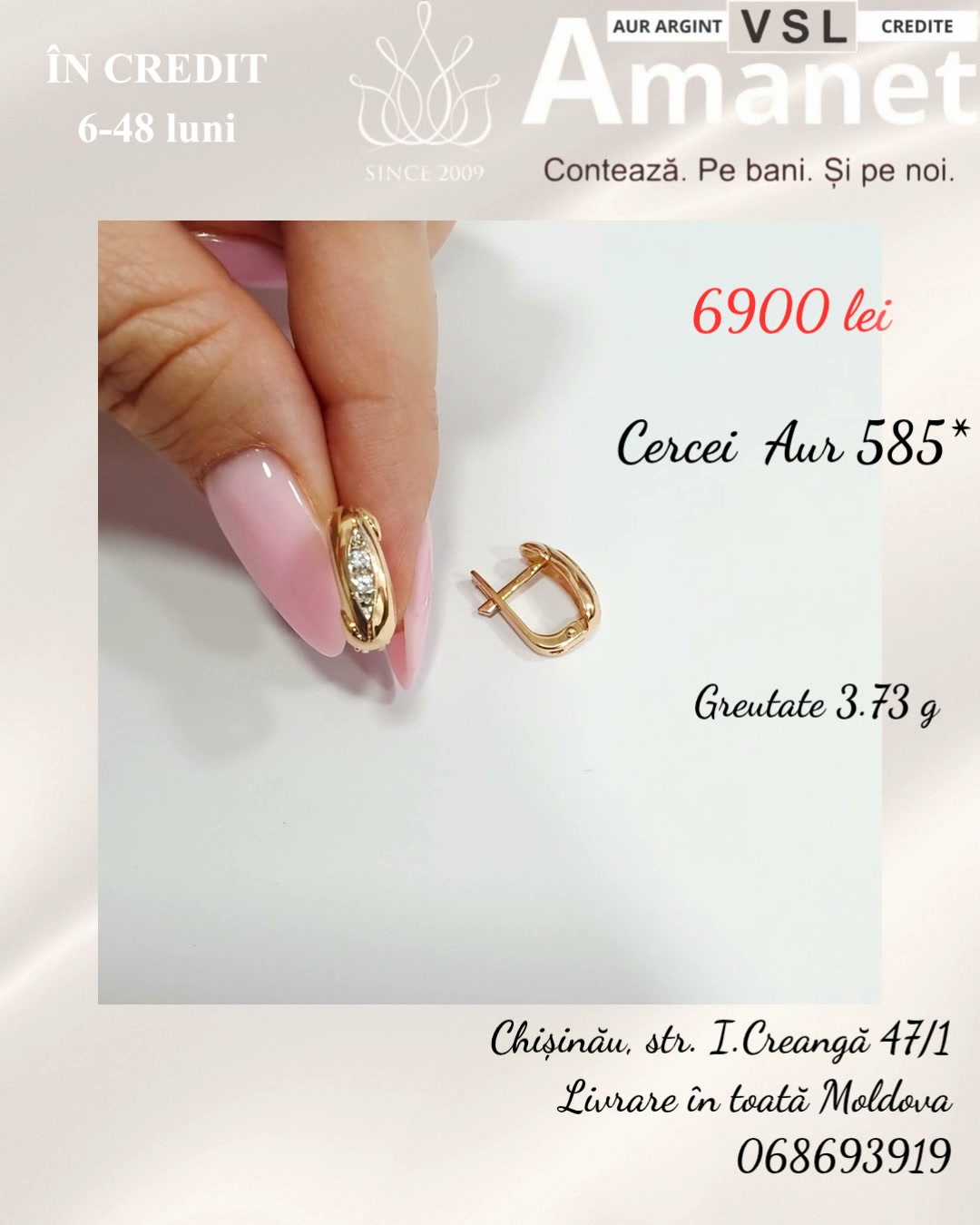 Video Cercei Aur 585*
