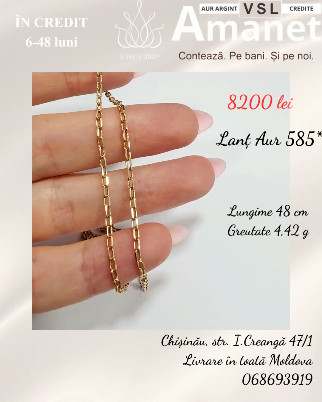 Video Lanț Aur 585*
