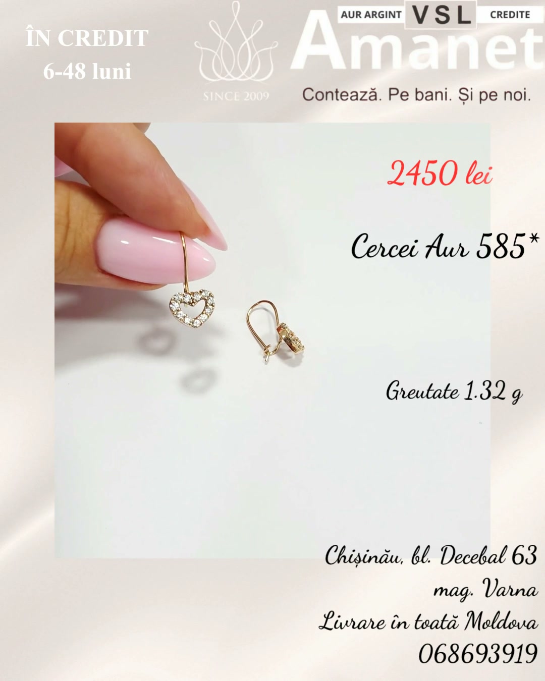 Video Cerecei Aur 585*