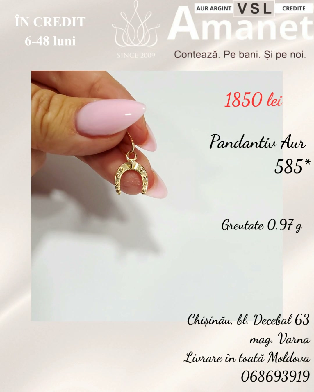Video Pandantiv Aur 585*