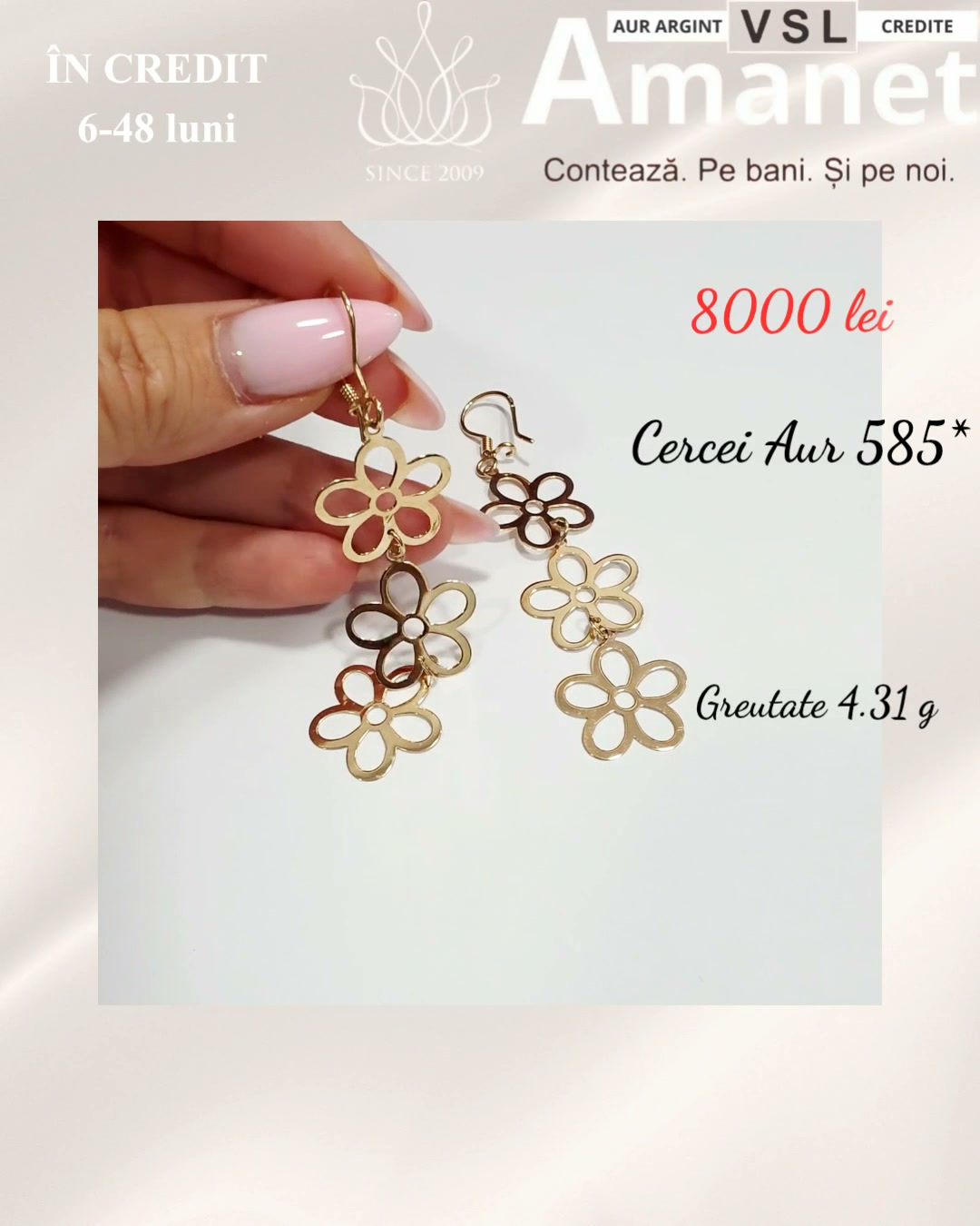 Video Cercei Aur 585*
