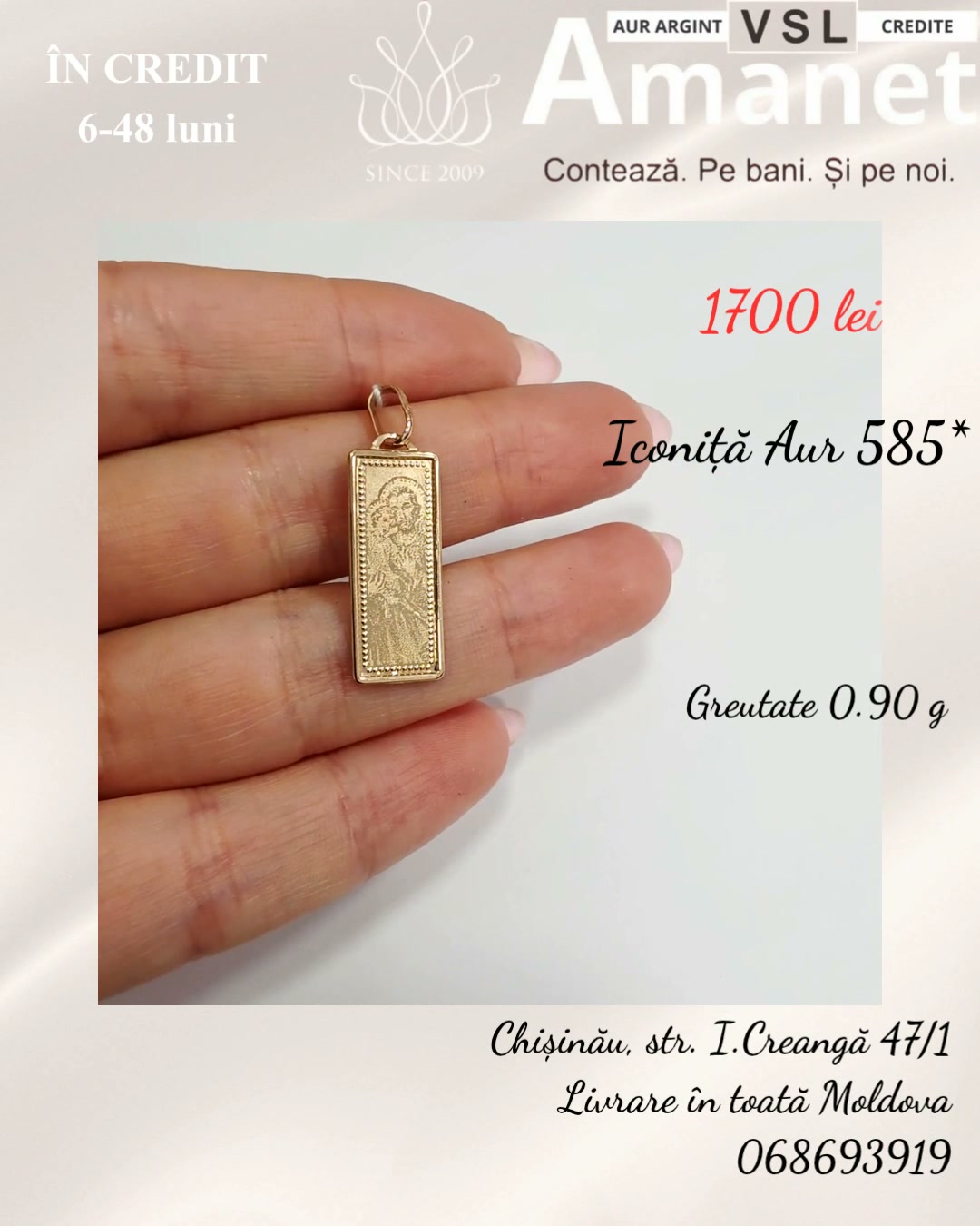 Video Iconiță Aur 585*