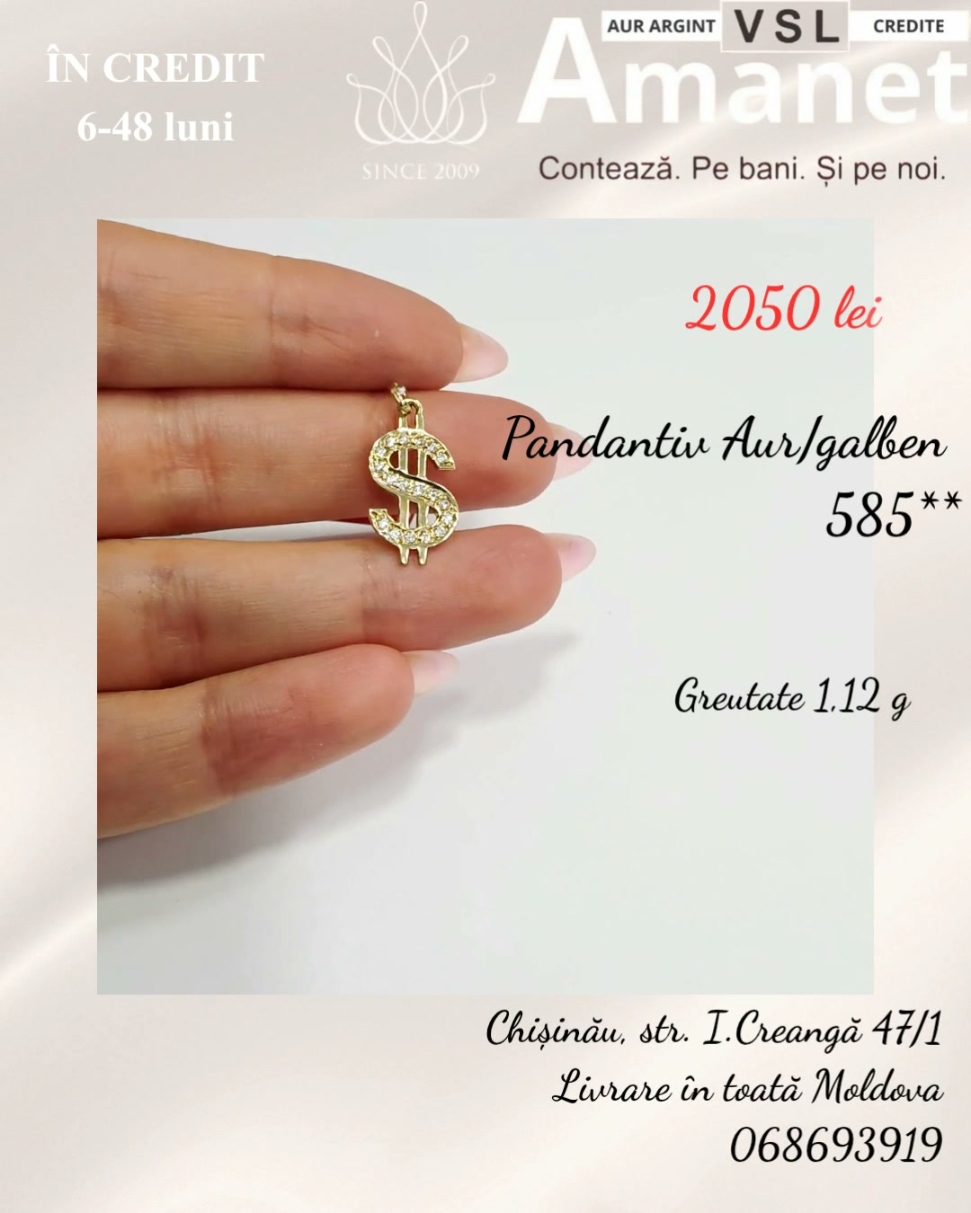 Video Pandantiv Aur 585*