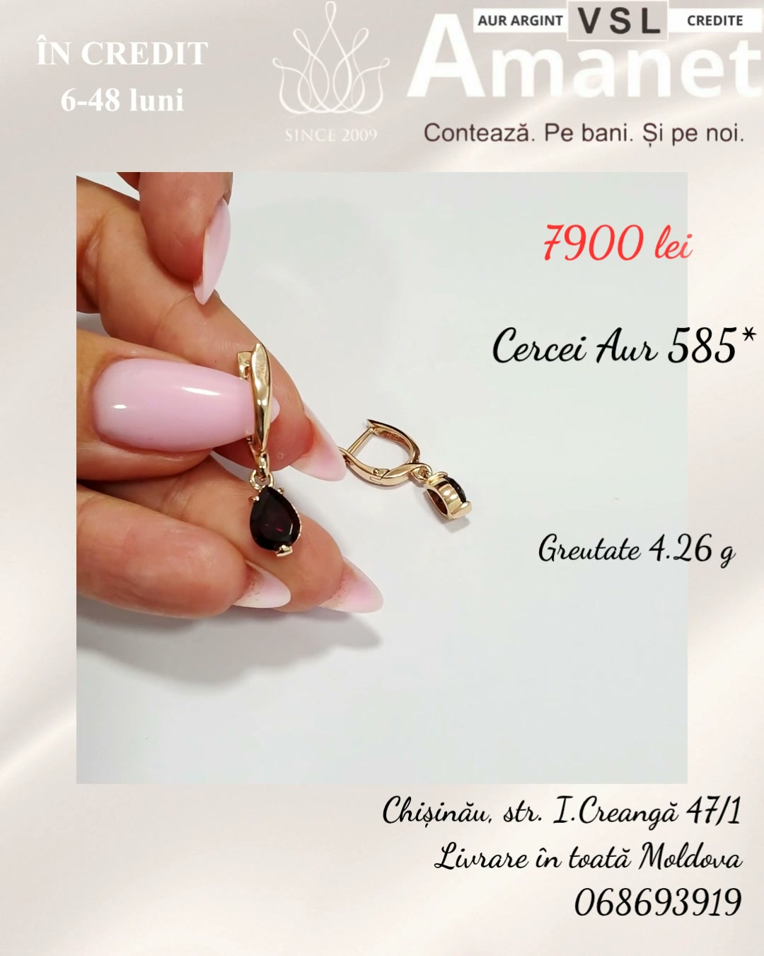 Video Cercei Aur 585*