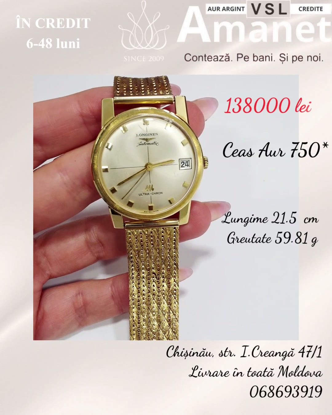 Video Ceas Aur 750*