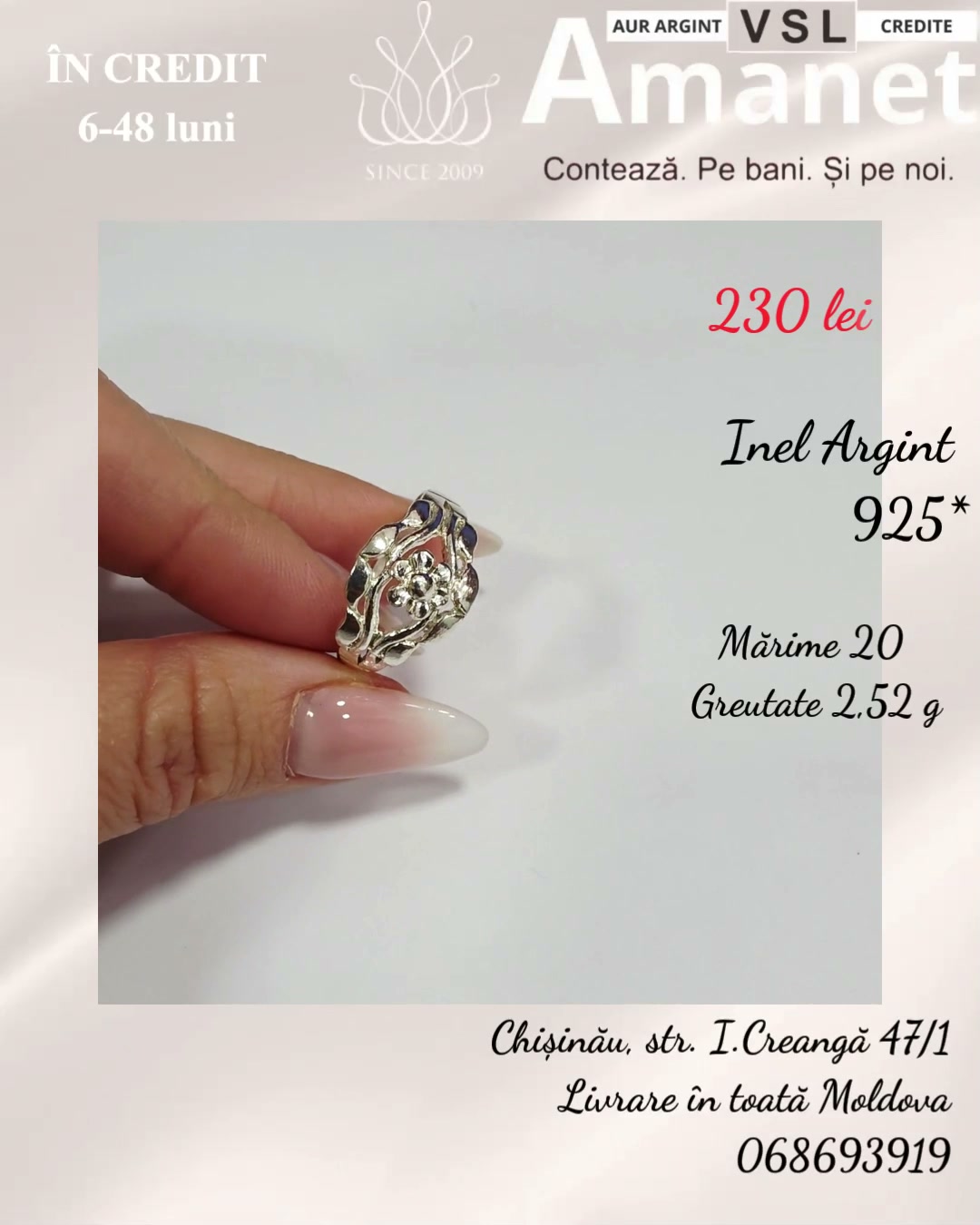 Video Inel Argint 925*