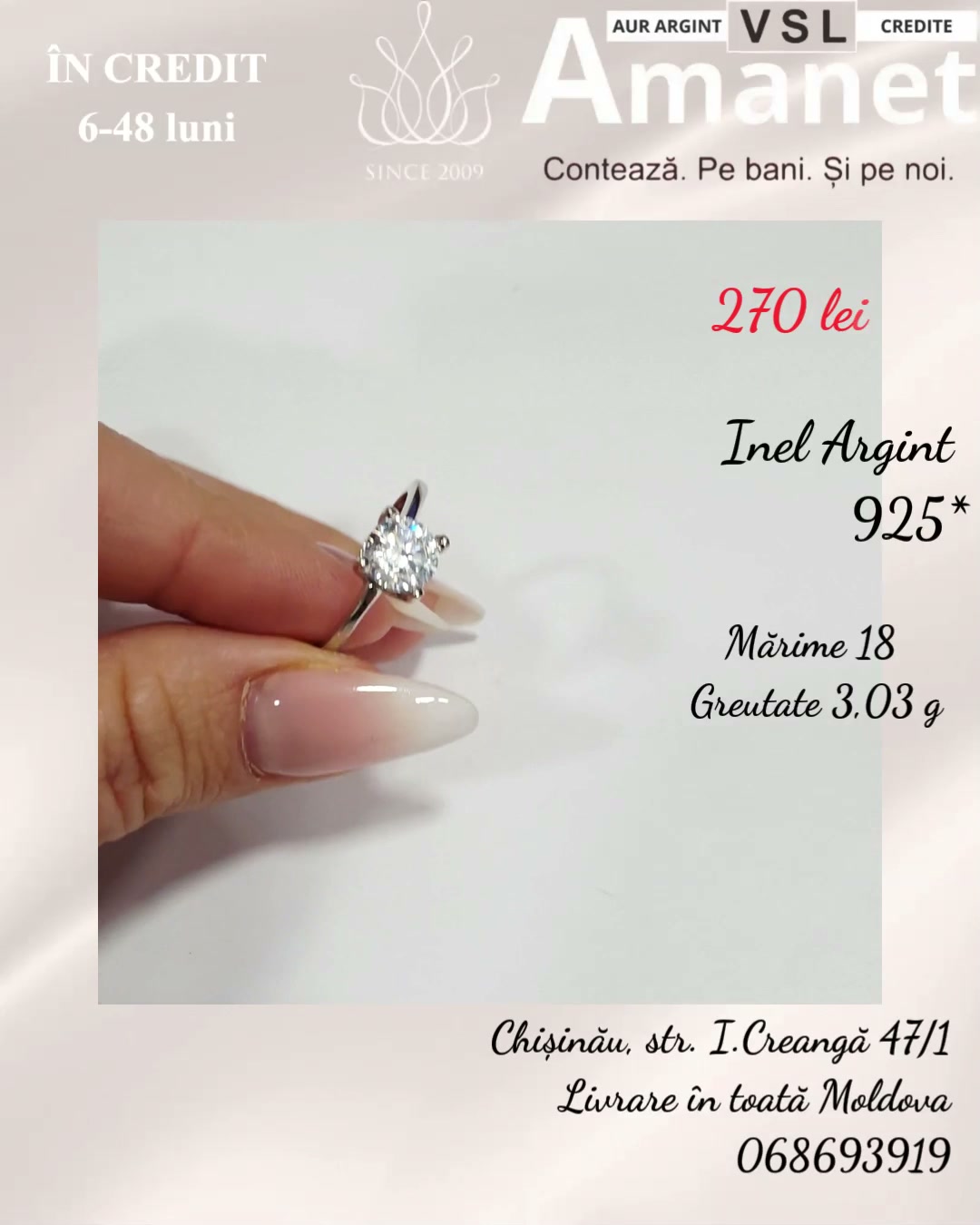 Video Inel Argint 925*
