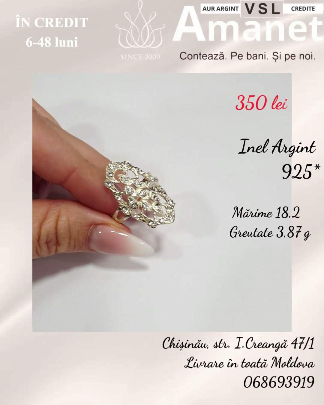 Video Inel Argint 925*