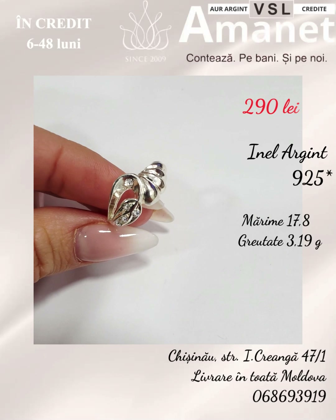 Video Inel Argint 925*