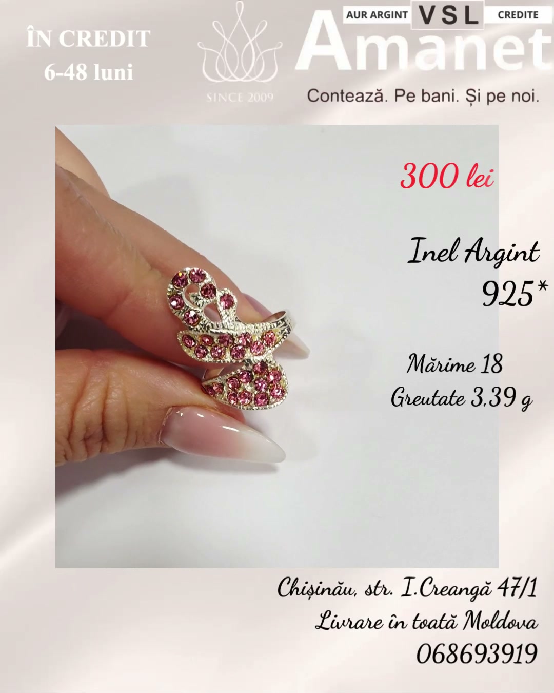 Video Inel Argint 925*