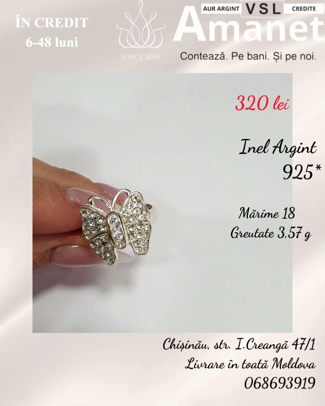 Video Inel Argint 925*