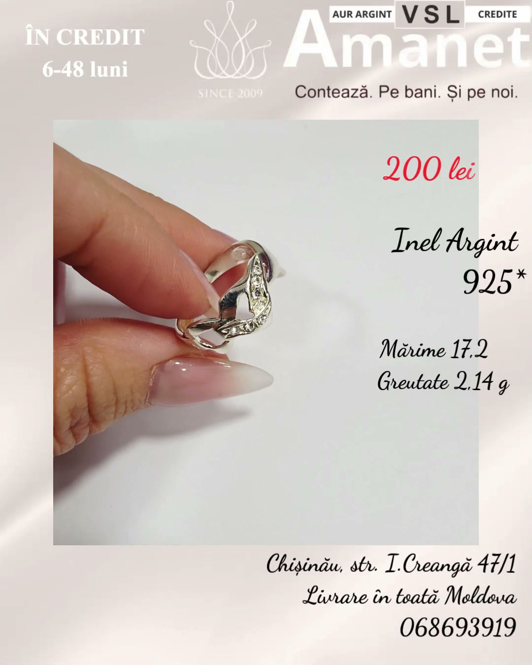 Video Inel Argint 925*