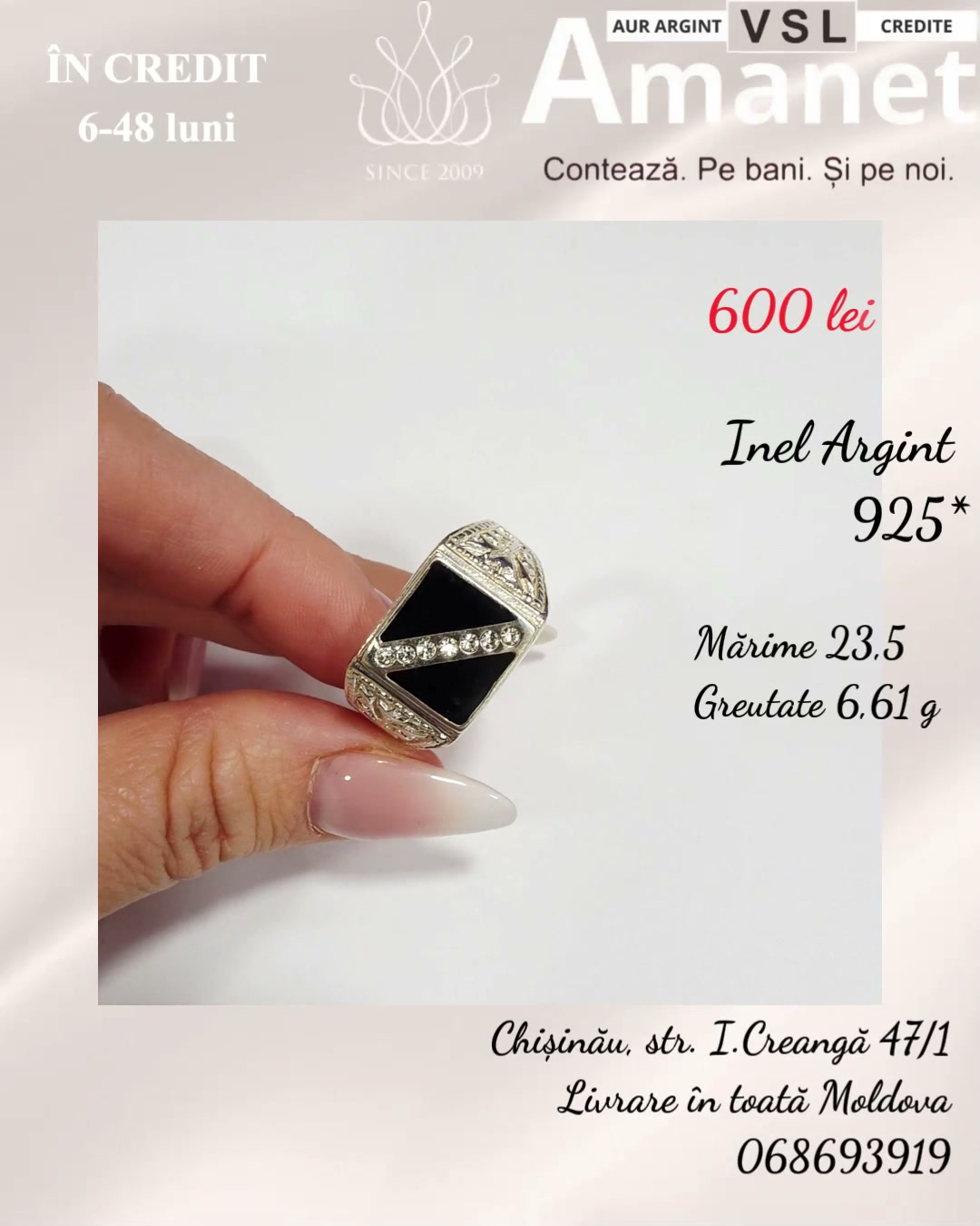 Video Inel Argint 925*