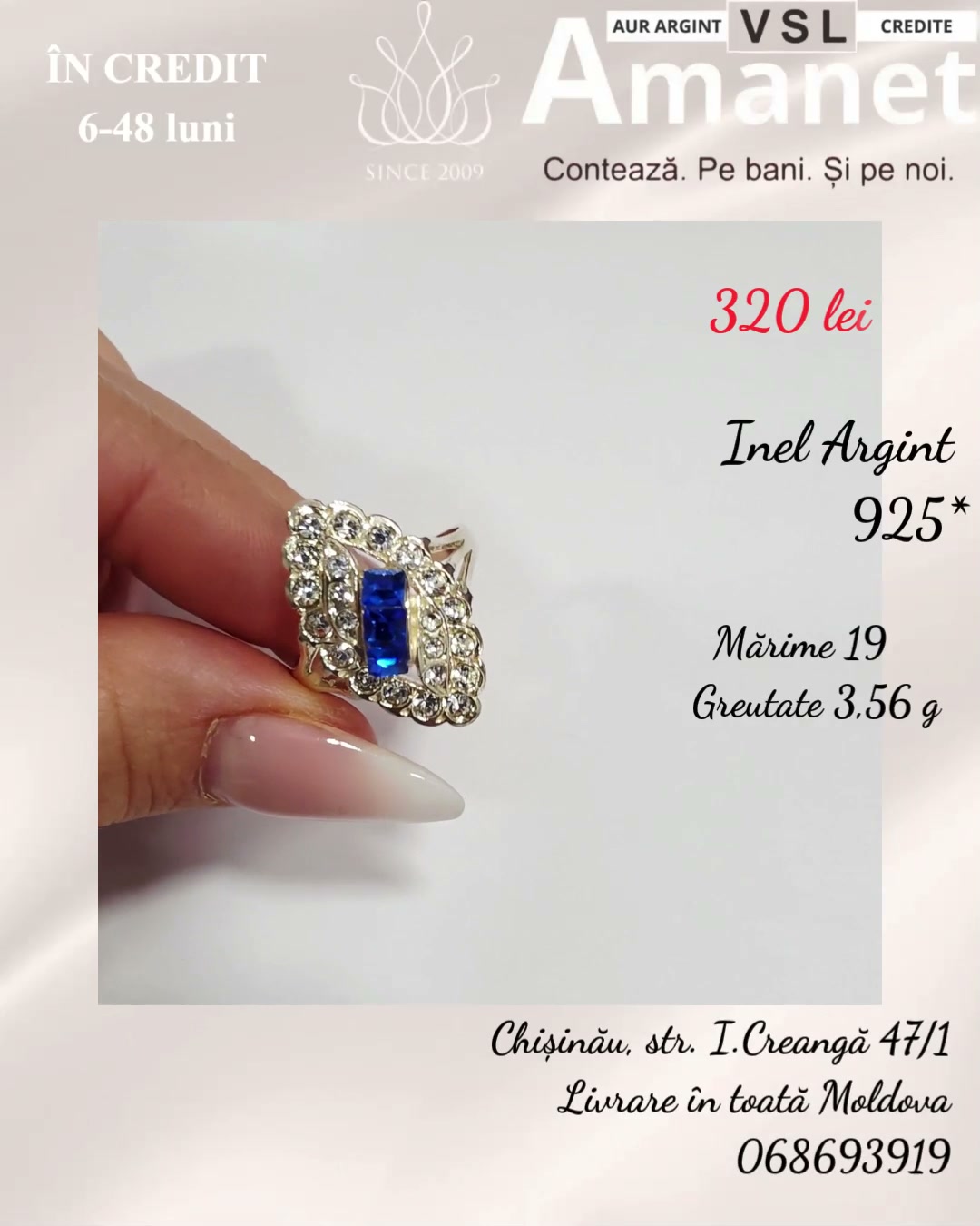 Video Inel Argint 925*