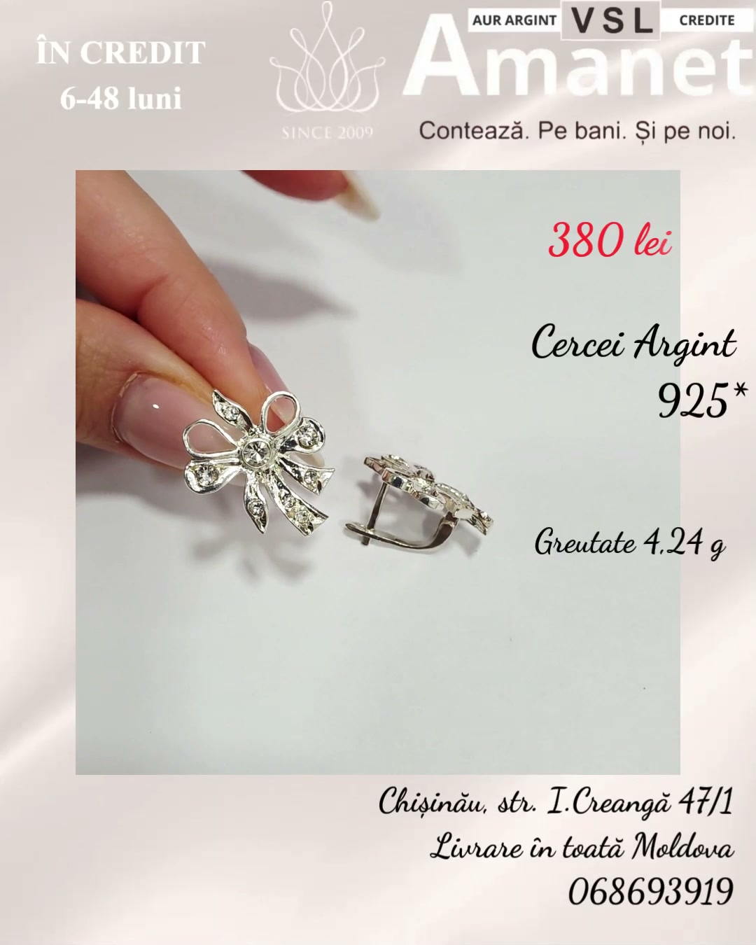 Video Cercei Argint 925*