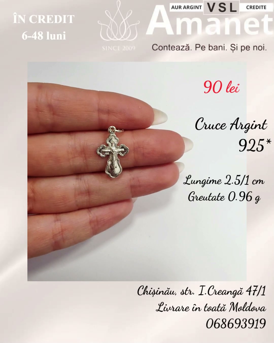 Video Cruce Argint 925*