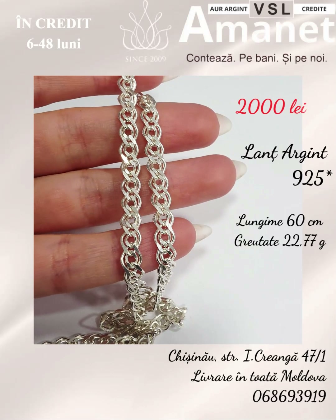 Video Lanț Argint 925*
