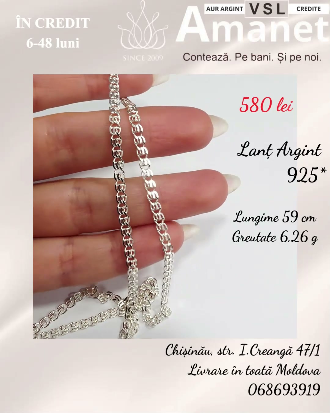 Video Lanț Argint 925*