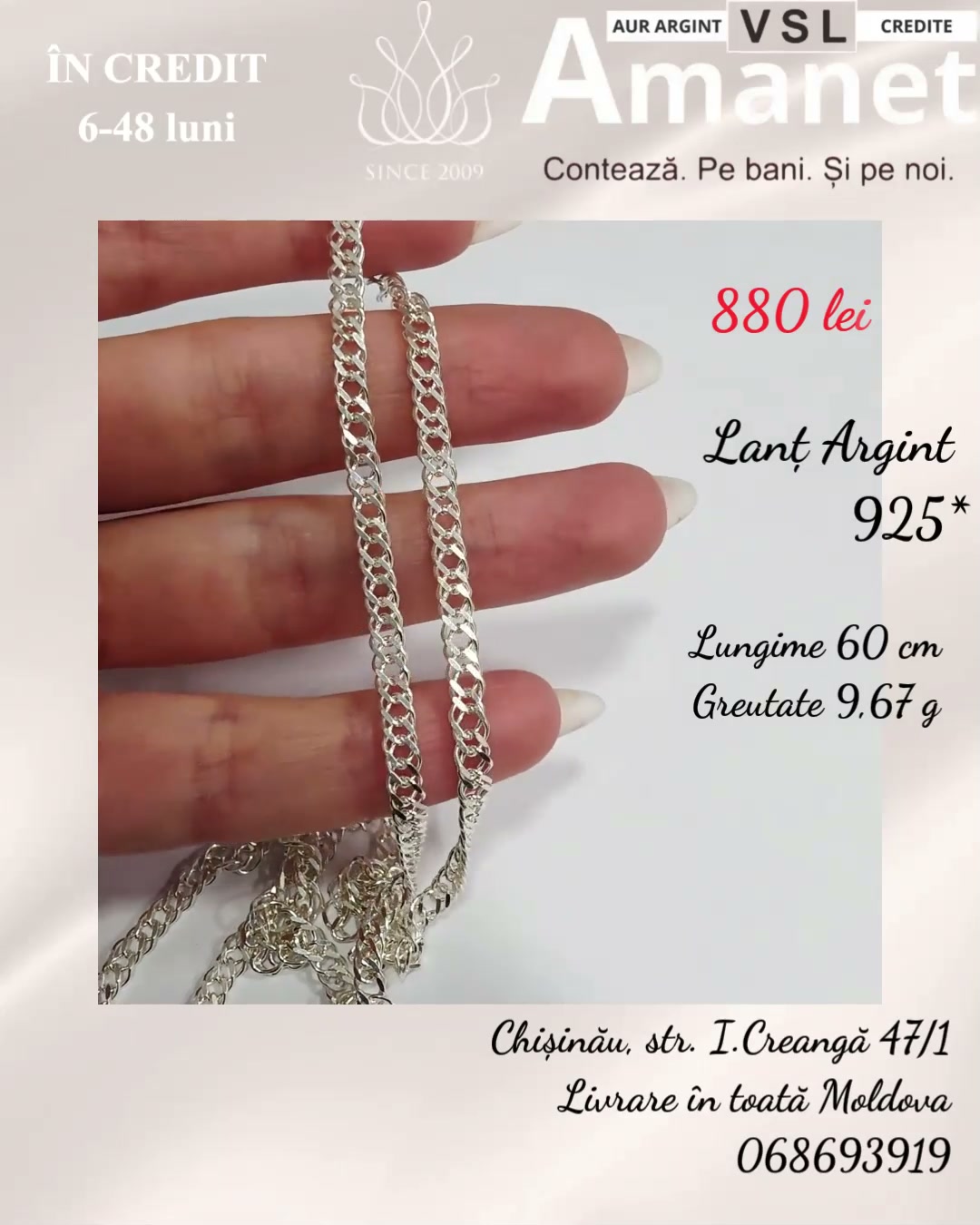 Video Lanț Argint 925*