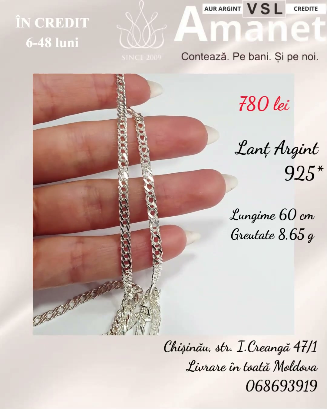 Video Lanț Argint 925*